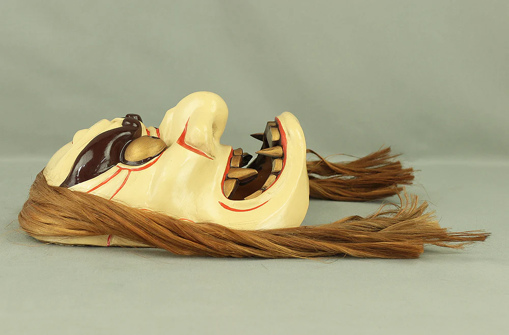 Ame-no-Tajikarao 天手力男神 Mask / Japanese Traditional Kagura Resin Mask VA477 - Image 5