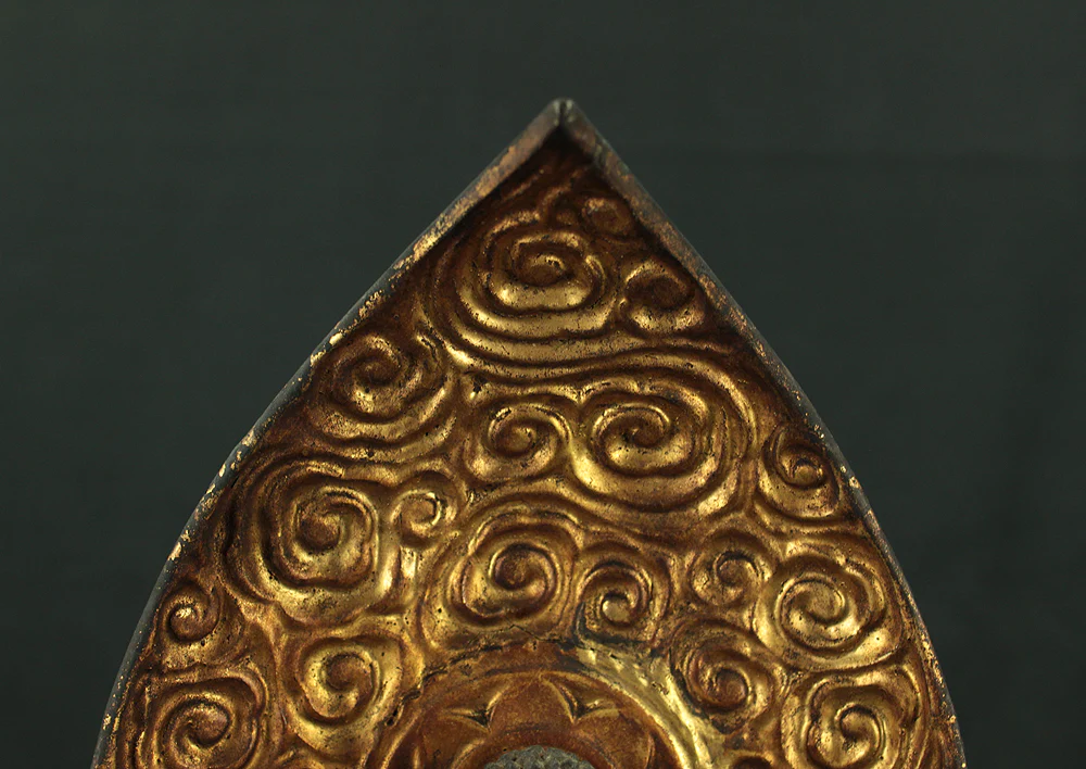 Amida Nyorai 阿弥陀如来 (Amitābha) 45.5cm Buddhism Gilt Lacquer Wooden Statue Sculpture VA822 - Image 11