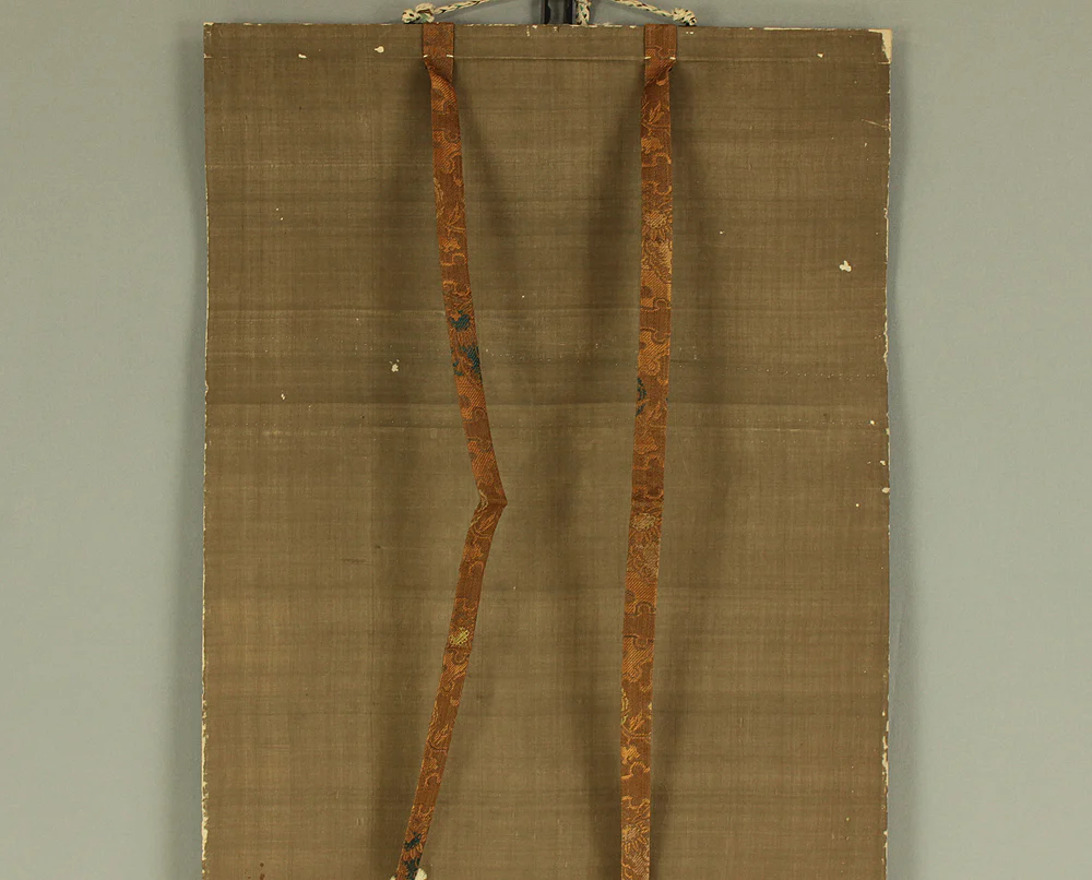 Attributed to 長谷川等伯 Hasegawa Tohaku (1539-1610) Japanese antique art Paired kakejiku kakemono wall hanging scroll / Dragons and Arhats with Box RD289 - Image 14