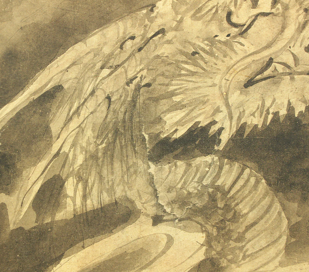 Attributed to 長谷川等伯 Hasegawa Tohaku (1539-1610) Japanese antique art Paired kakejiku kakemono wall hanging scroll / Dragons and Arhats with Box RD289 - Image 20