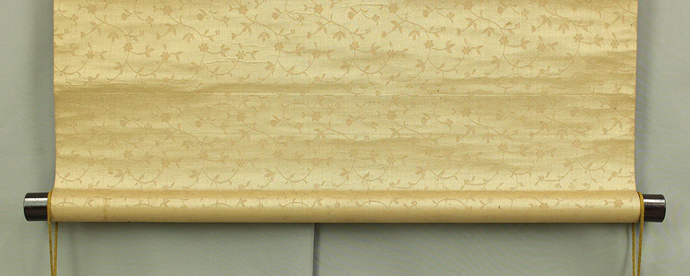 Attributed to 尾形光琳 Ogata Korin (1658-1716) Japanese antique art kakejiku kakemono wall hanging scroll / Cranes, Chrysanthemums, and Nandina with Original Double Box (Tomobako) RD432 - Image 19