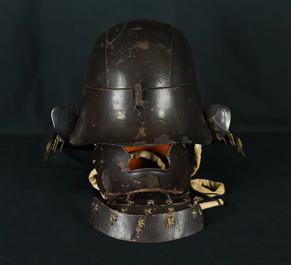 Authentic Early Edo Period Samurai Helmet Kabuto – Iron Zunari Kabuto with Menpo VB137