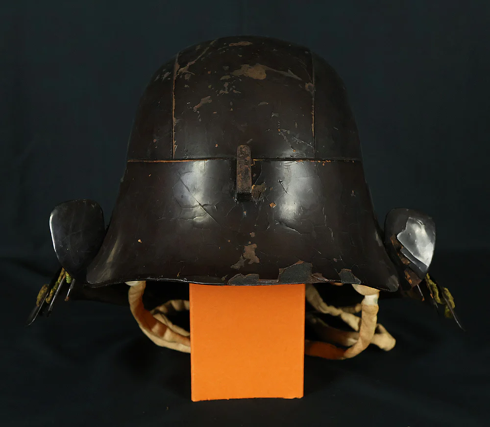 Authentic Early Edo Period Samurai Helmet Kabuto – Iron Zunari Kabuto with Menpo VB137 - Image 10