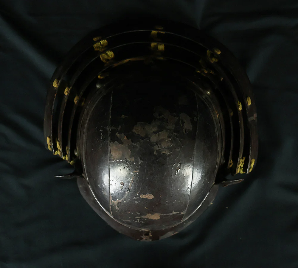 Authentic Early Edo Period Samurai Helmet Kabuto – Iron Zunari Kabuto with Menpo VB137 - Image 21