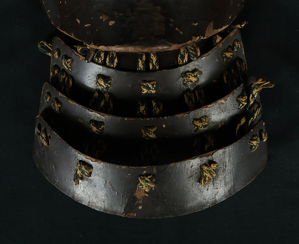 Authentic Early Edo Period Samurai Helmet Kabuto – Iron Zunari Kabuto with Menpo VB137 - Image 31
