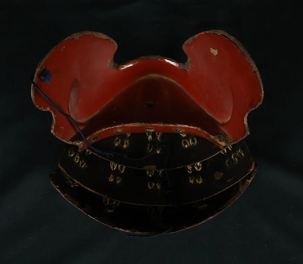 Authentic Early Edo Period Samurai Helmet Kabuto – Iron Zunari Kabuto with Menpo VB137 - Image 32