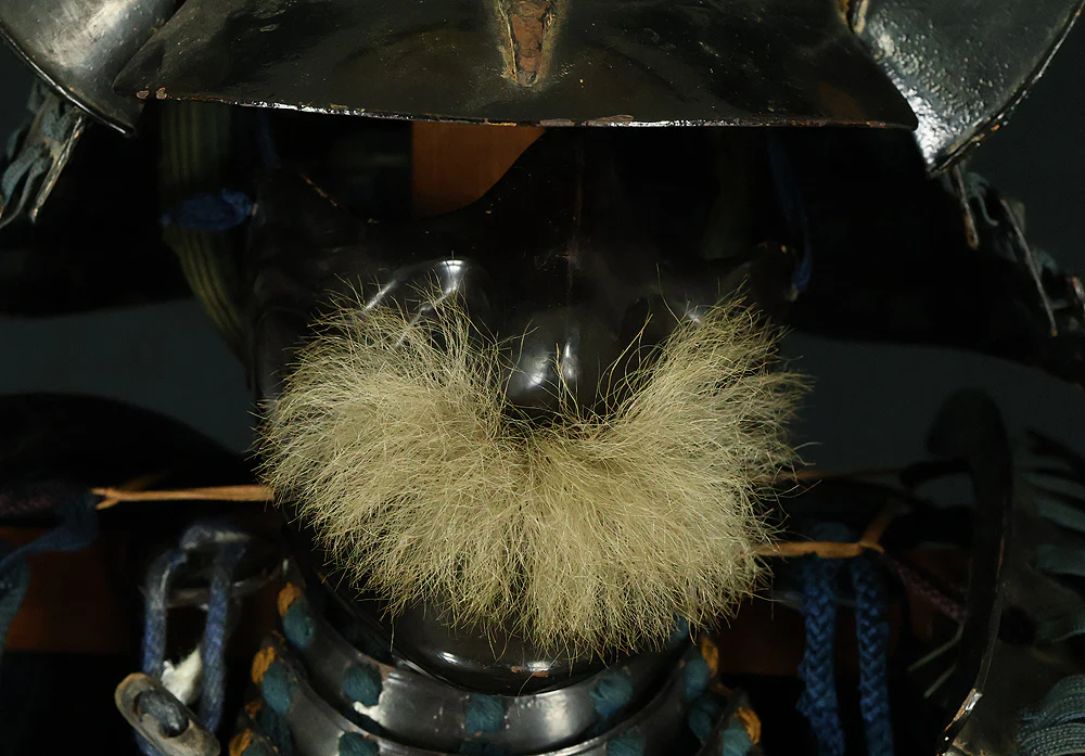 Authentic Edo Period Samurai Armor Kacchu Yoroi, Life-Size Black Lacquered Iron with Kabuto, Menpo, Armor Stand and Storage Box VB135 - Image 21