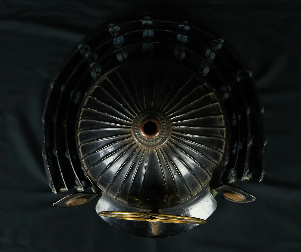 Authentic Edo Period Samurai Armor Kacchu Yoroi, Life-Size Black Lacquered Iron with Kabuto, Menpo, Armor Stand and Storage Box VB135 - Image 50