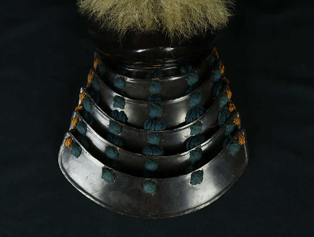Authentic Edo Period Samurai Armor Kacchu Yoroi, Life-Size Black Lacquered Iron with Kabuto, Menpo, Armor Stand and Storage Box VB135 - Image 54