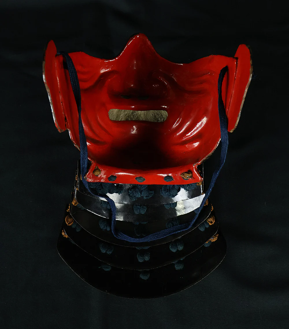 Authentic Edo Period Samurai Armor Kacchu Yoroi, Life-Size Black Lacquered Iron with Kabuto, Menpo, Armor Stand and Storage Box VB135 - Image 55