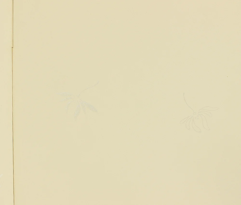 Byobu Folding Screen Room divider 2 panels / 'Plane - Silver Flowers Dancing in Wind' VA297 - Image 19