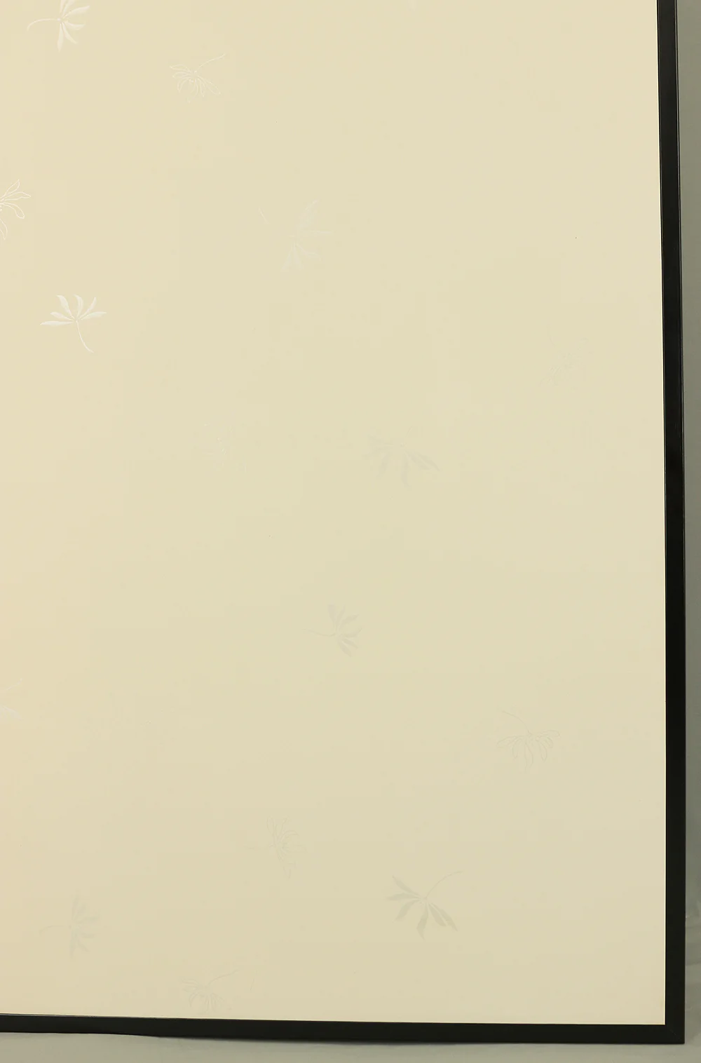 Byobu Folding Screen Room divider 2 panels / 'Plane - Silver Flowers Dancing in Wind' VA297 - Image 24