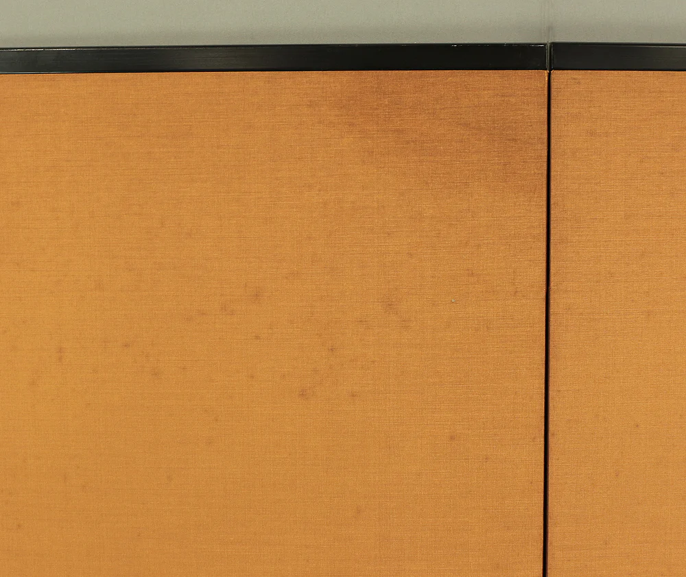 Byobu Folding Screen Room divider 2 panels / 'Plane - Silver Flowers Dancing in Wind' VA297 - Image 34