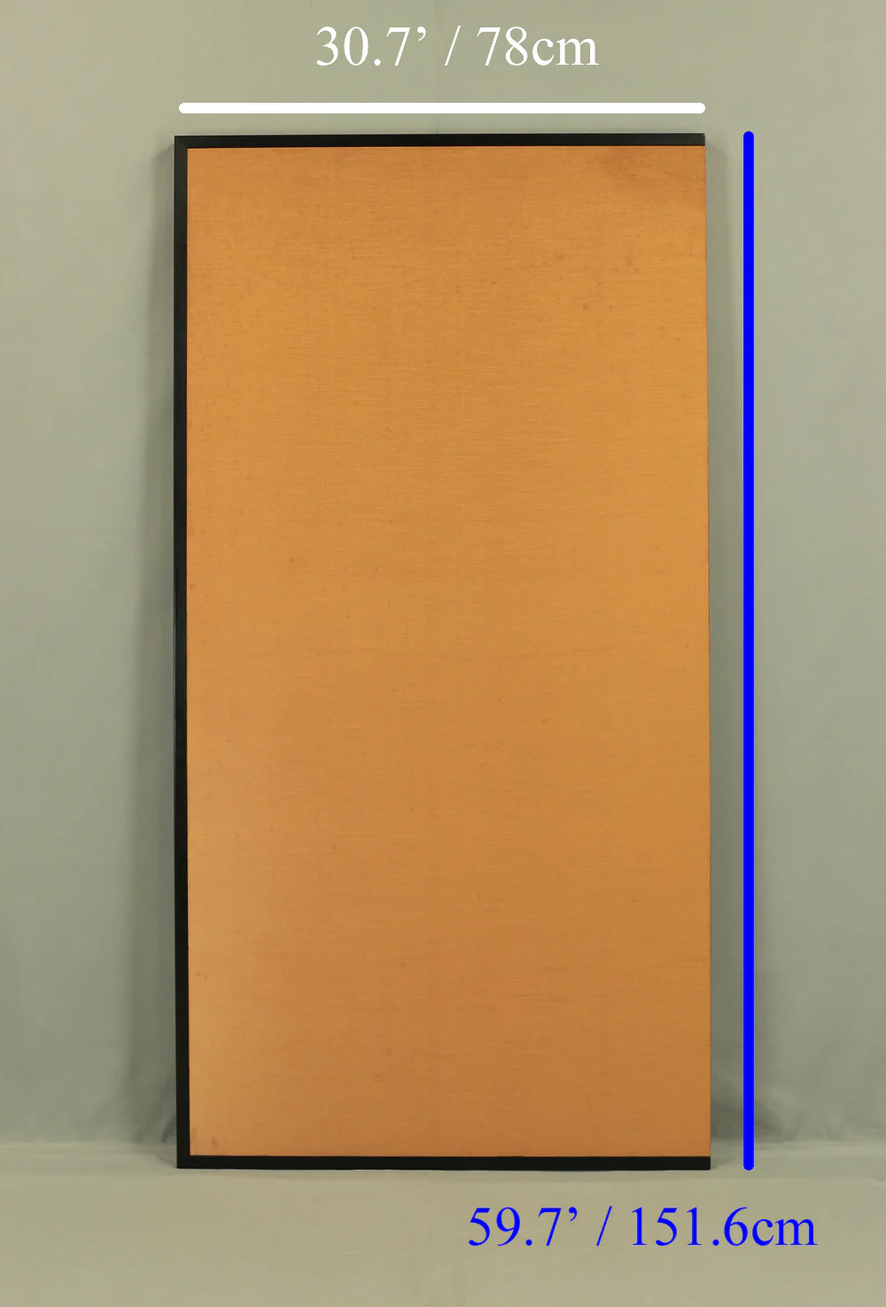 Byobu Folding Screen Room divider 2 panels / 'Plane - Silver Flowers Dancing in Wind' VA297 - Image 38
