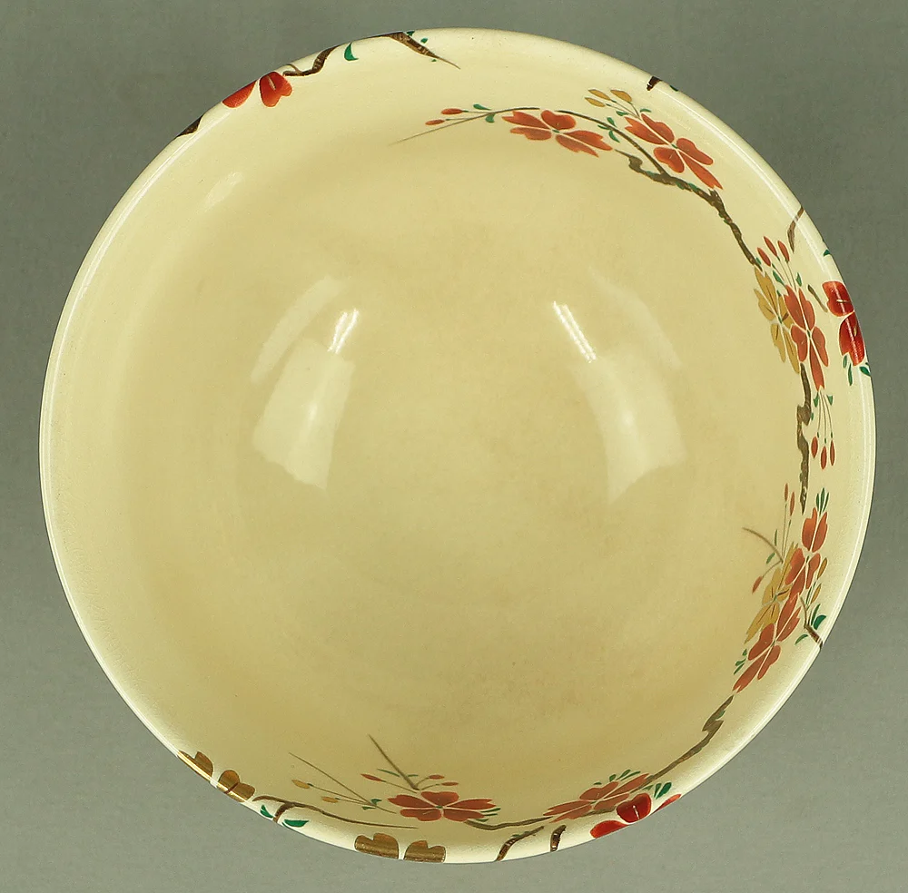 Cherry Blossoms and Orizuru (Paper Crane) Two Tea Bowls / Japanese Tea Ceremony Utensil VA156 - Image 8