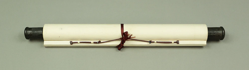 Chinese kakejiku kakemono wall hanging scroll / Calligraphy A147 - Image 9