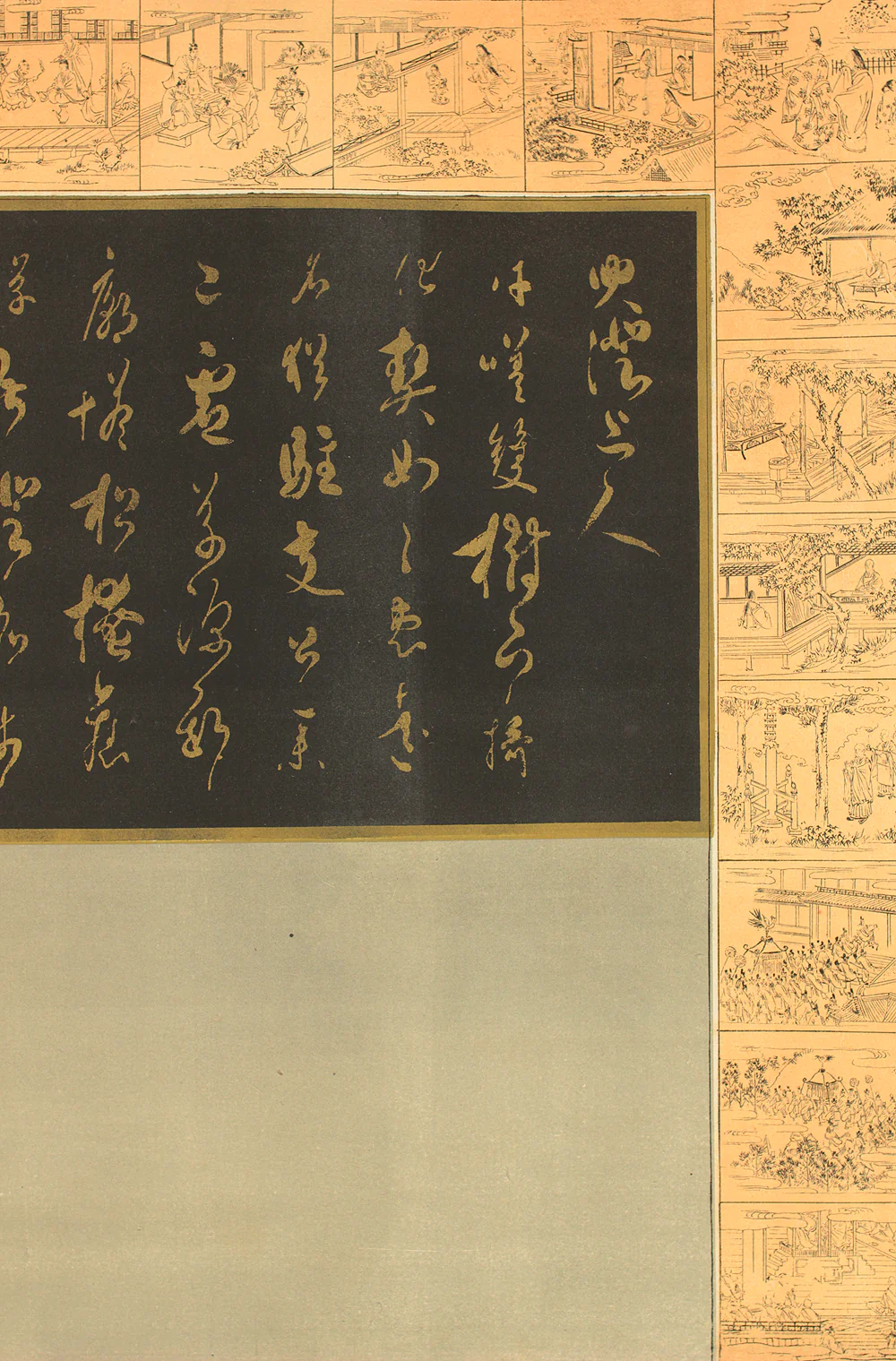 Coloring Woodblock Print - Emperor Kanmu 桓武天皇 and Saichō Founder of the Tendai school 伝教大師 最澄 with Box / Japanese art Paired kakejiku kakemono wall hanging scrolls RC798 - Image 18
