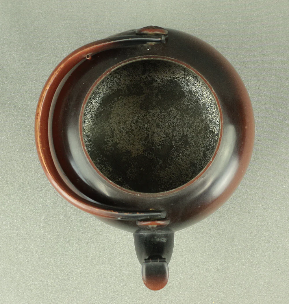 Copper kettle Pitcher Suichu Mizutsugi Mizusashi / Japanese tea-ceremony utensil V721 - Image 16
