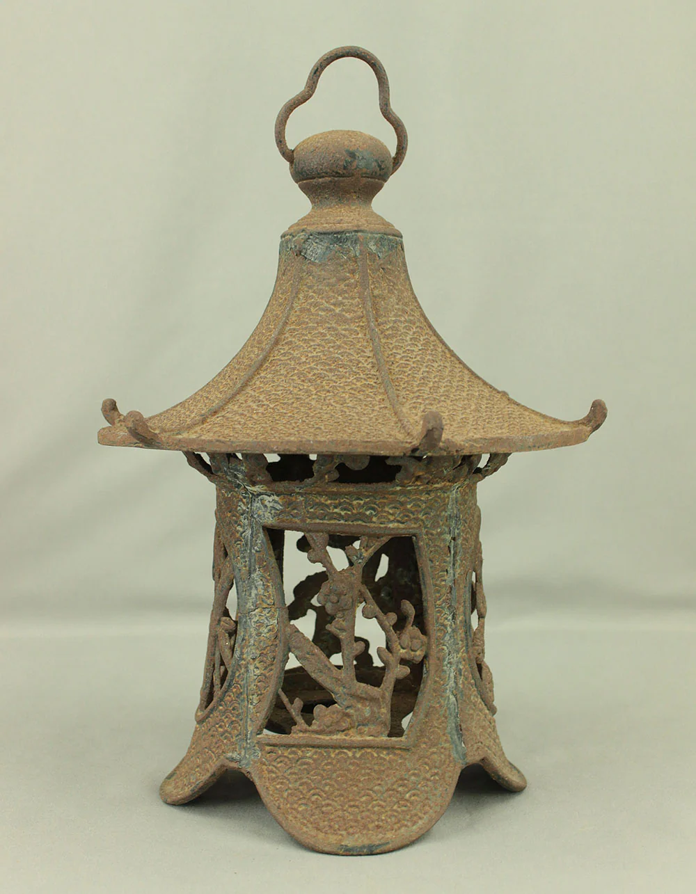 Decorative Hanging Iron Garden Lantern Tsuridoro Openwork VA905 - Image 20