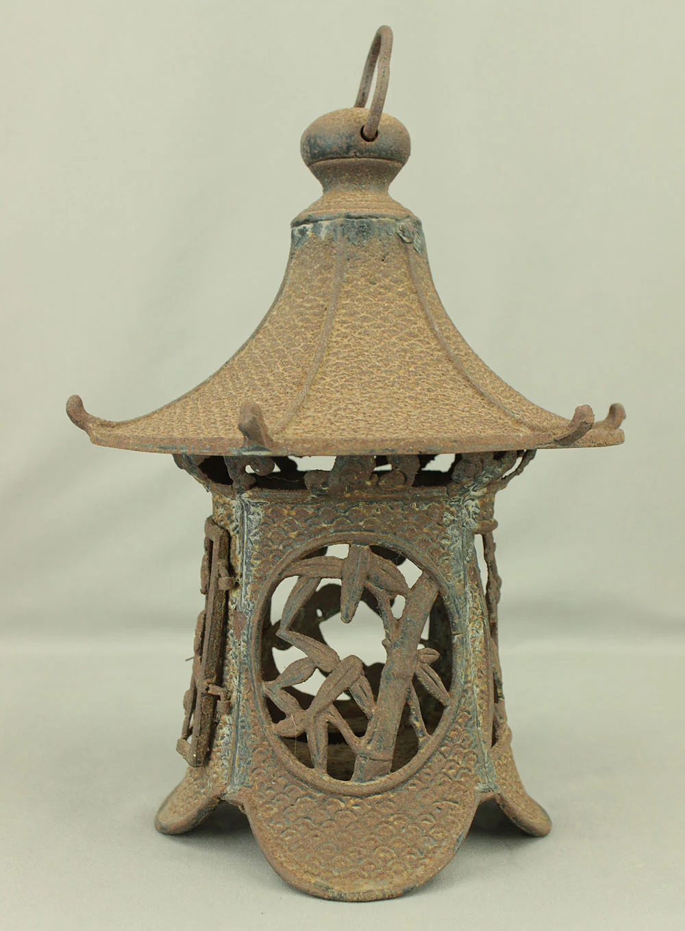 Decorative Hanging Iron Garden Lantern Tsuridoro Openwork VA905 - Image 22