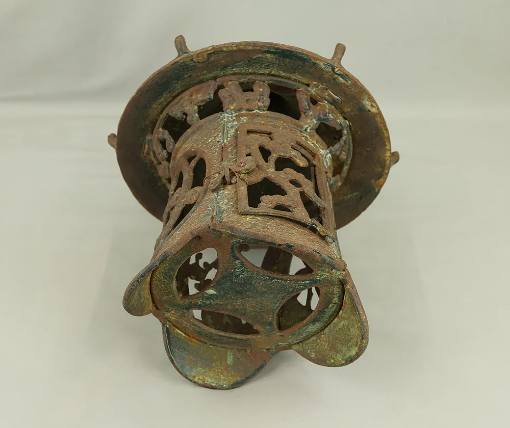 Decorative Hanging Iron Garden Lantern Tsuridoro Openwork VA905 - Image 26