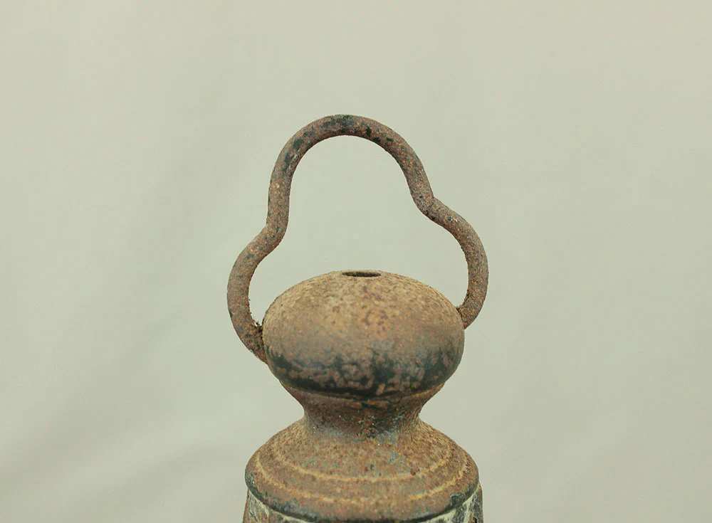Decorative Hanging Iron Garden Lantern Tsuridoro Openwork VA905 - Image 7