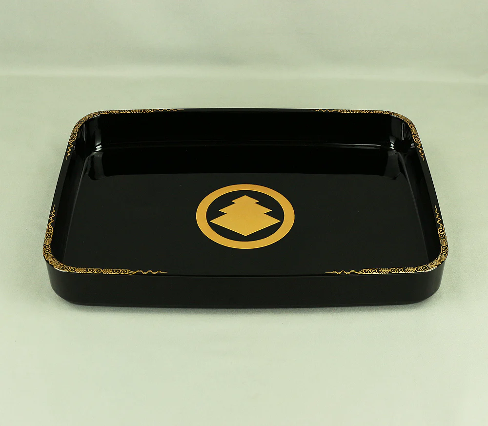 Echizen Lacquerware Square Tray (Obon) Large Small 2pcs VA387 - Image 21