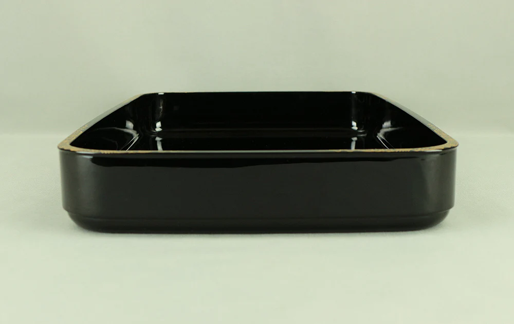 Echizen Lacquerware Square Tray (Obon) Large Small 2pcs VA387 - Image 23