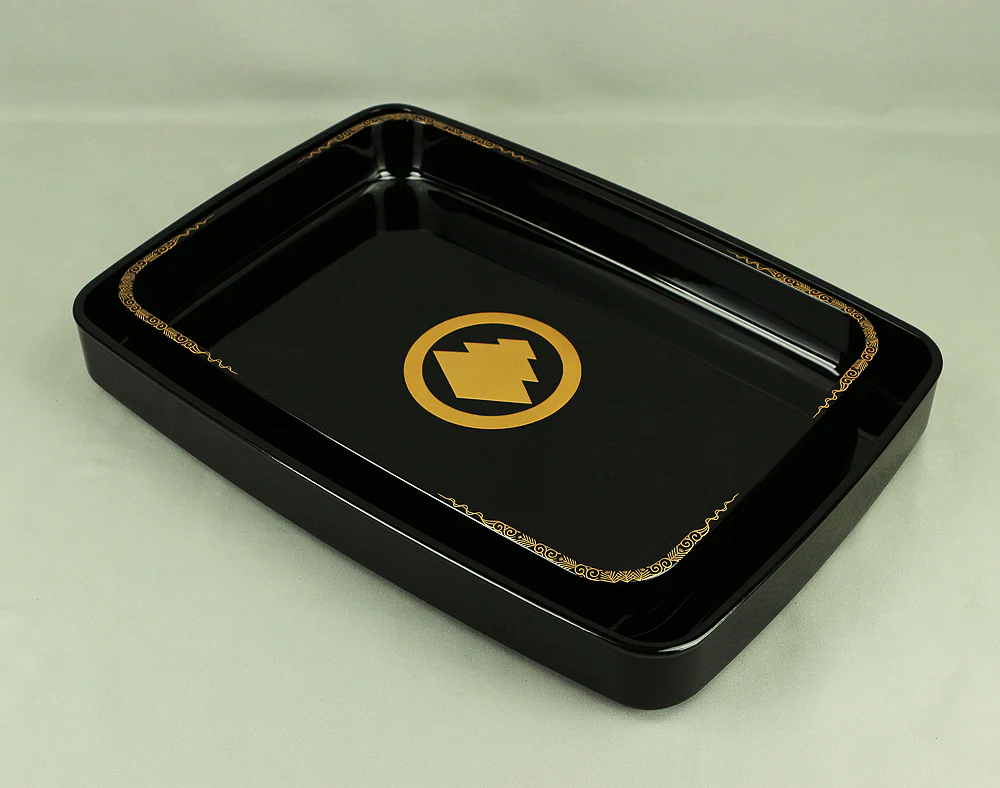 Echizen Lacquerware Square Tray (Obon) Large Small 2pcs VA387 - Image 41