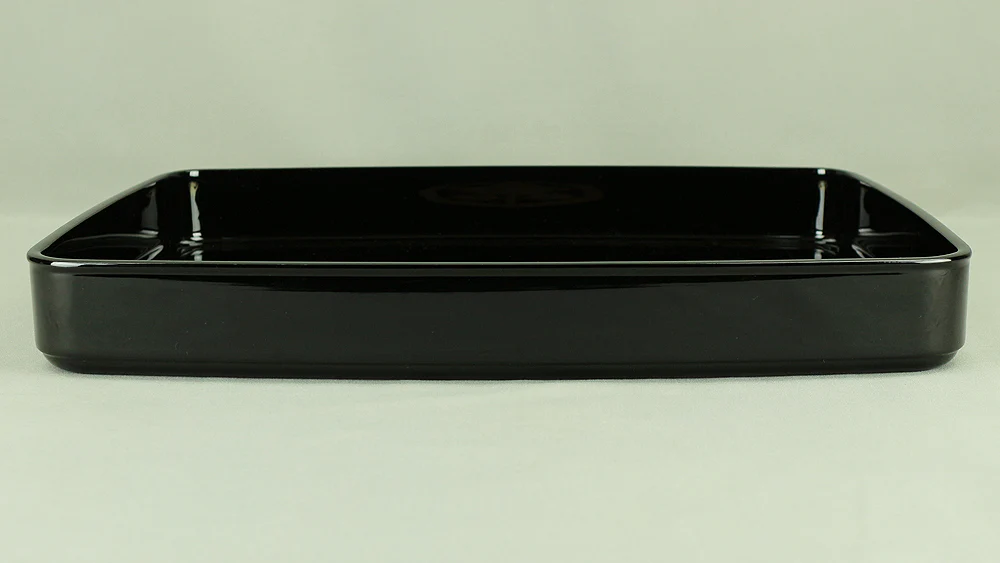 Echizen Lacquerware Square Tray (Obon) Large Small 2pcs VA387 - Image 5