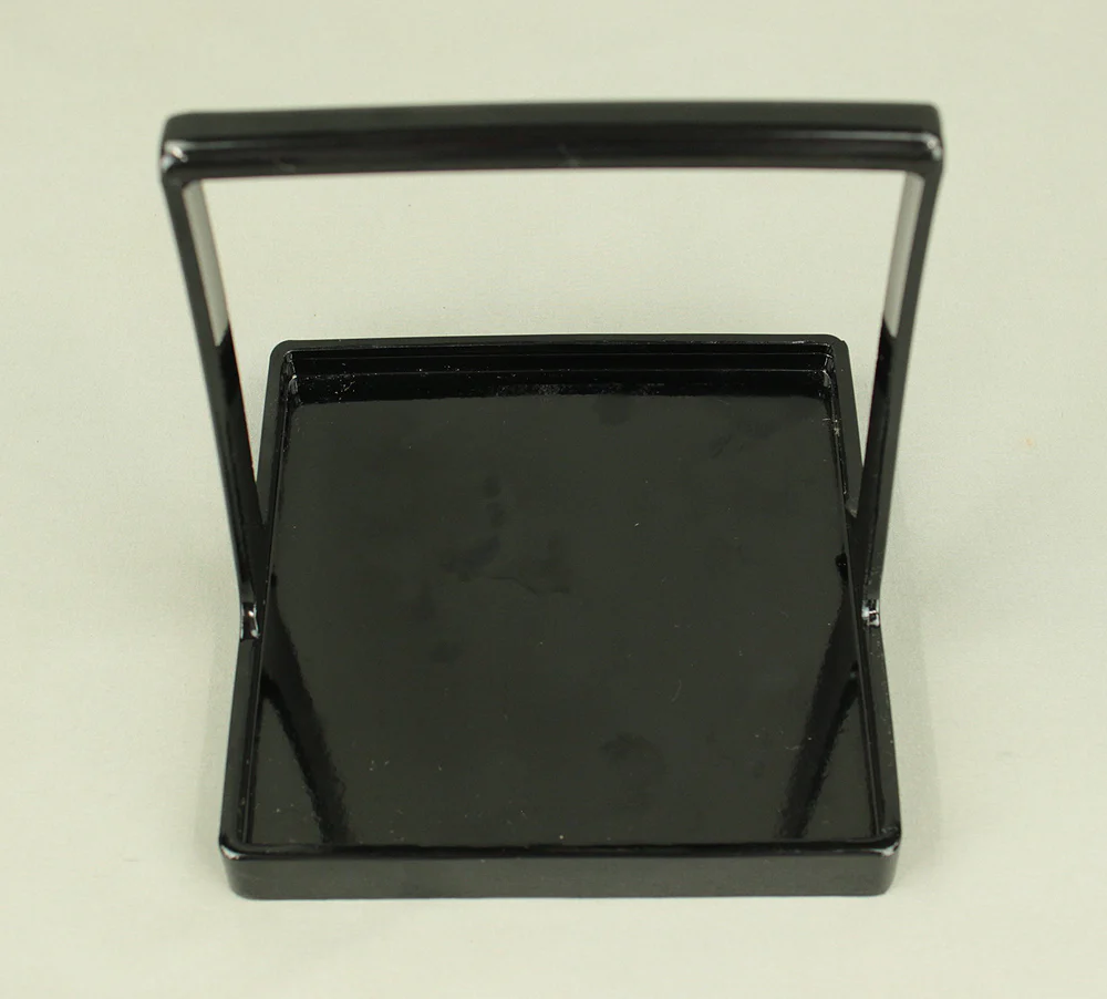 Flower Pattern Resin Lacquerware Portable Three-Tiered Box Small Jubako VA820 - Image 19