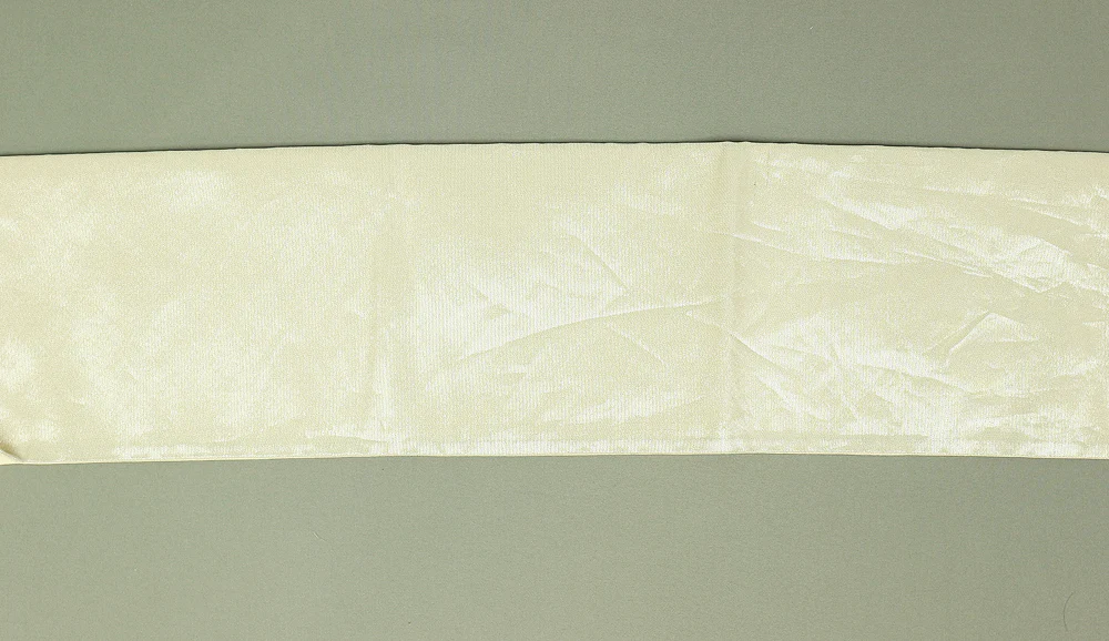 Fukuro Obi Nishijin textile (Certification number 290) Silver-based Obi belt Luxurious and Graceful Flowers design gold & silver thread V678 - Image 14