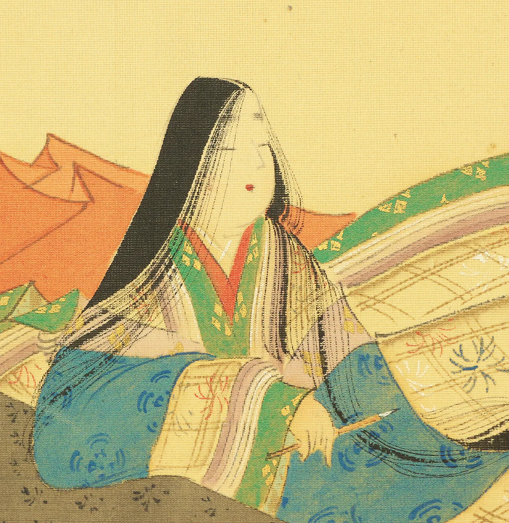 Furosaki Harimaze Byōbu (Tea Folding Screen with various works) Small Byobu Folding Screen Room divider 2 panels VA338 - Image 11