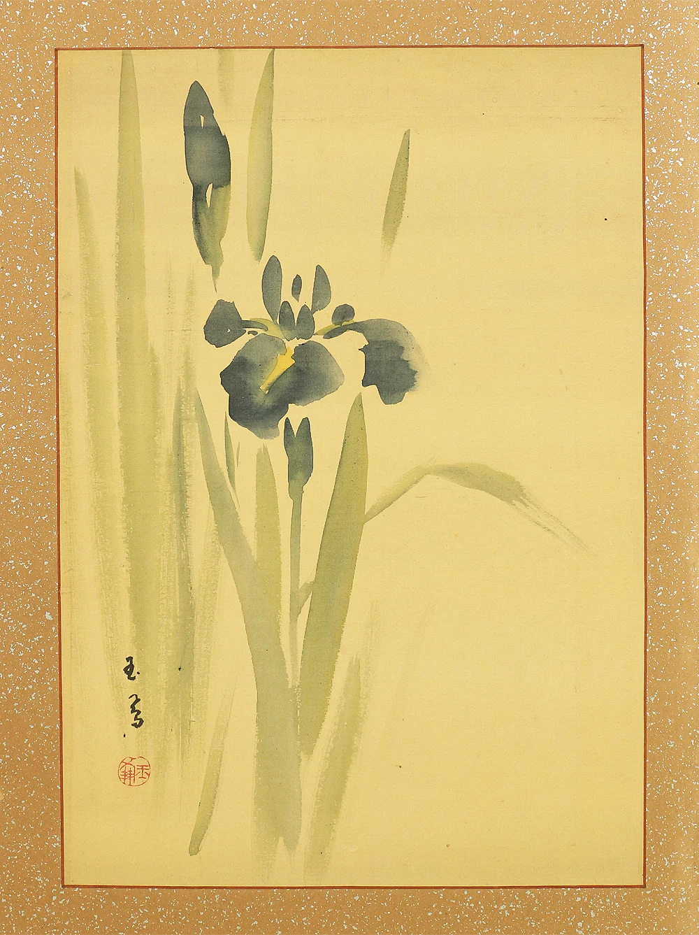 Furosaki Harimaze Byōbu (Tea Folding Screen with various works) Small Byobu Folding Screen Room divider 2 panels VA338 - Image 15