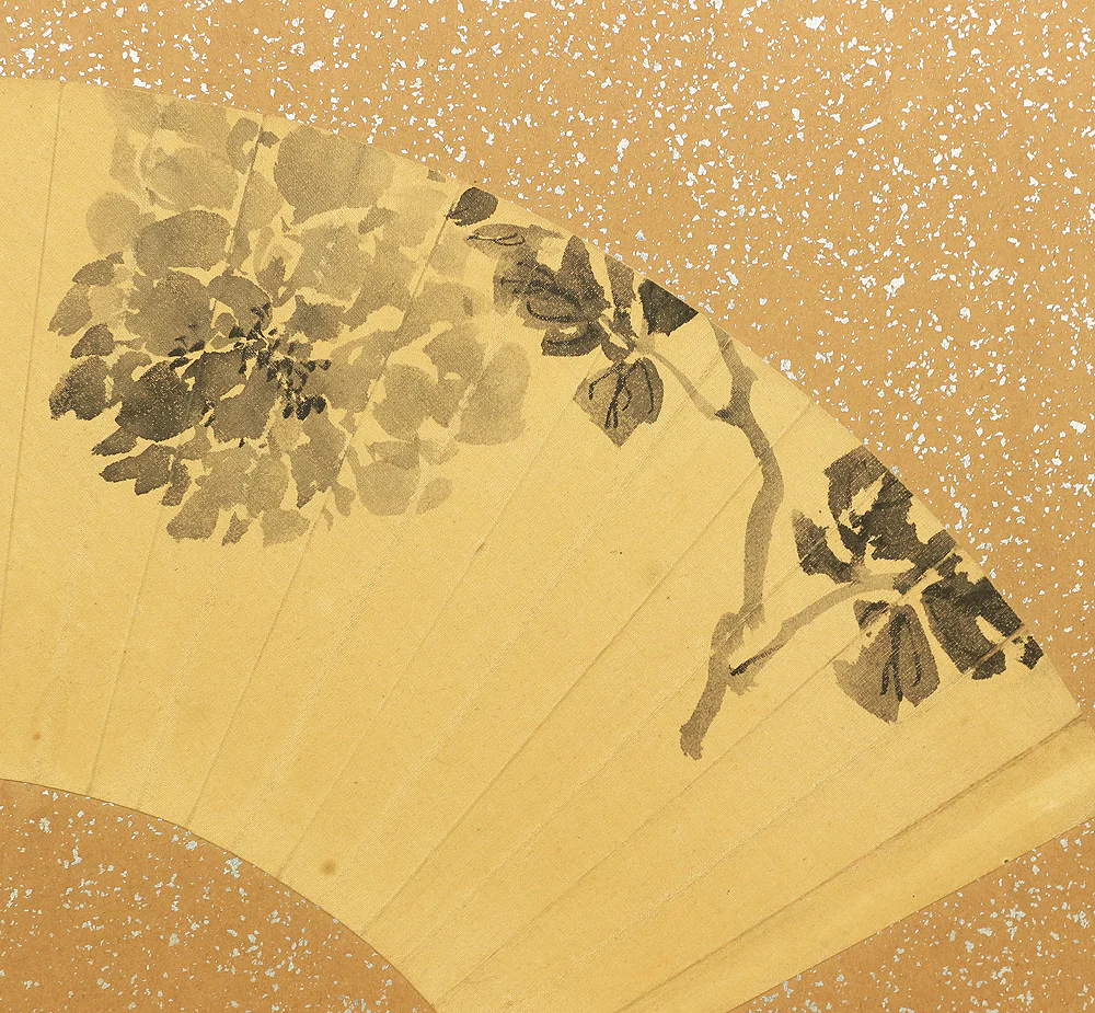 Furosaki Harimaze Byōbu (Tea Folding Screen with various works) Small Byobu Folding Screen Room divider 2 panels VA338 - Image 22