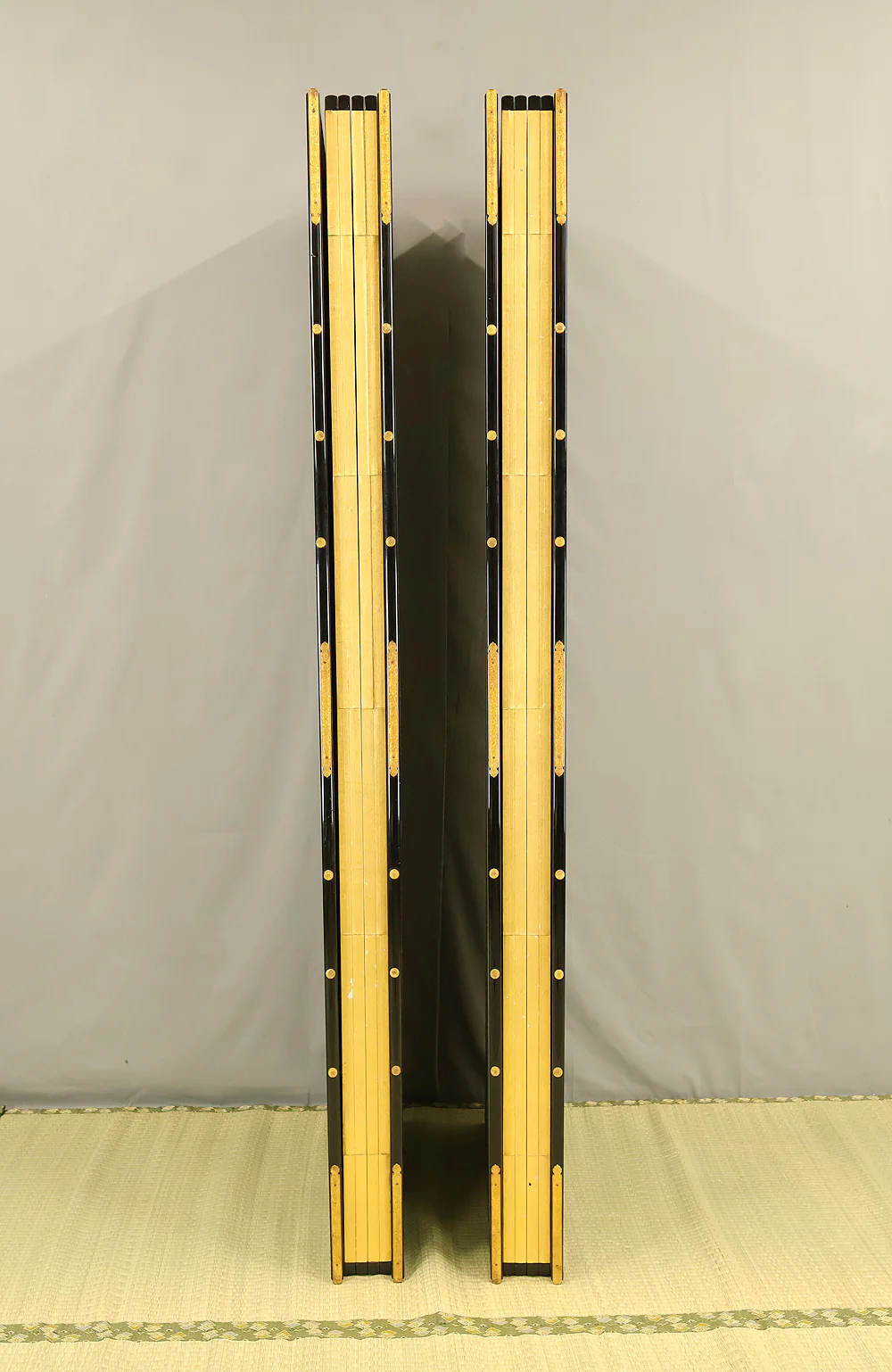 Genuine Gold Leaf Paired Six Panels Folding Screens Byobu Room Dividers VB132 - Image 79