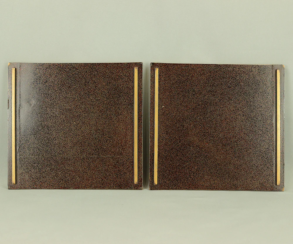 Gold Lacquer Nashiji Makie Five-Tiered Box Jubako 'Tortoise and Wave' with Small Plates Storage Box VA333 - Image 45