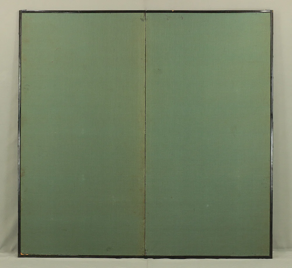 Gold-Leaf Japanese Byobu Room Divider Paired 2 panels Folding screens V961 - Image 44