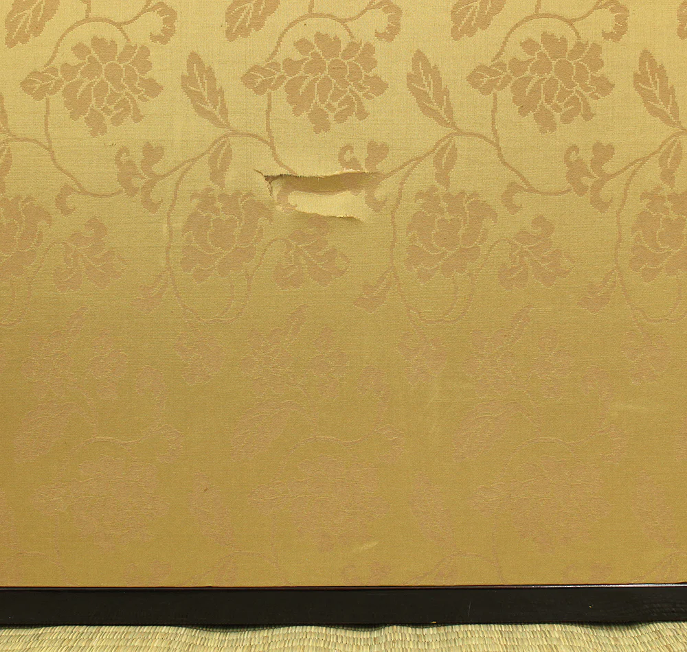 Gold-Leaf Room Divider Byobu Two Panels Folding Screen VA702 - Image 23