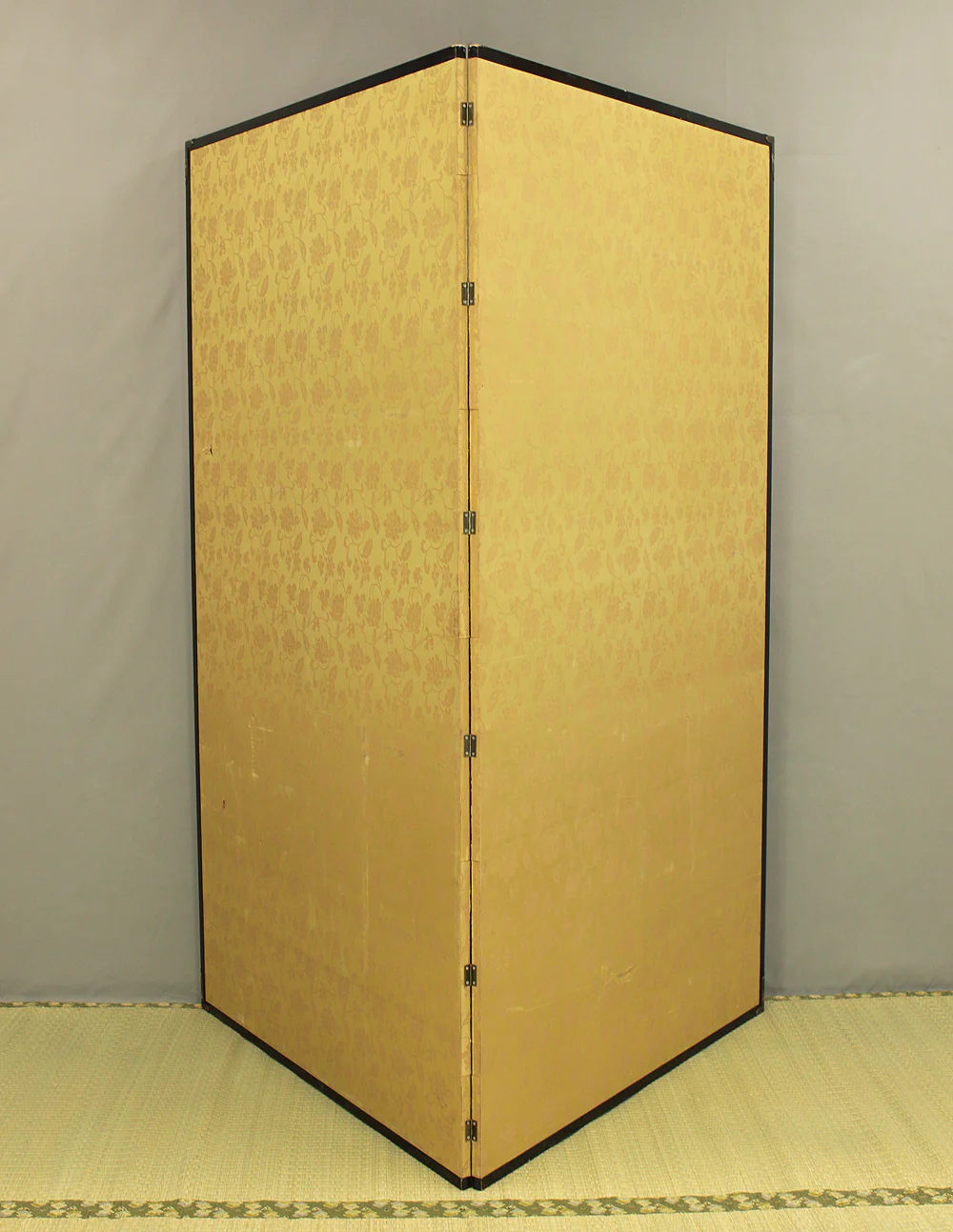 Gold-Leaf Room Divider Byobu Two Panels Folding Screen VA702 - Image 24
