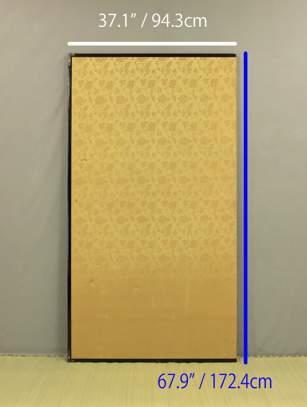 Gold-Leaf Room Divider Byobu Two Panels Folding Screen VA702 - Image 32