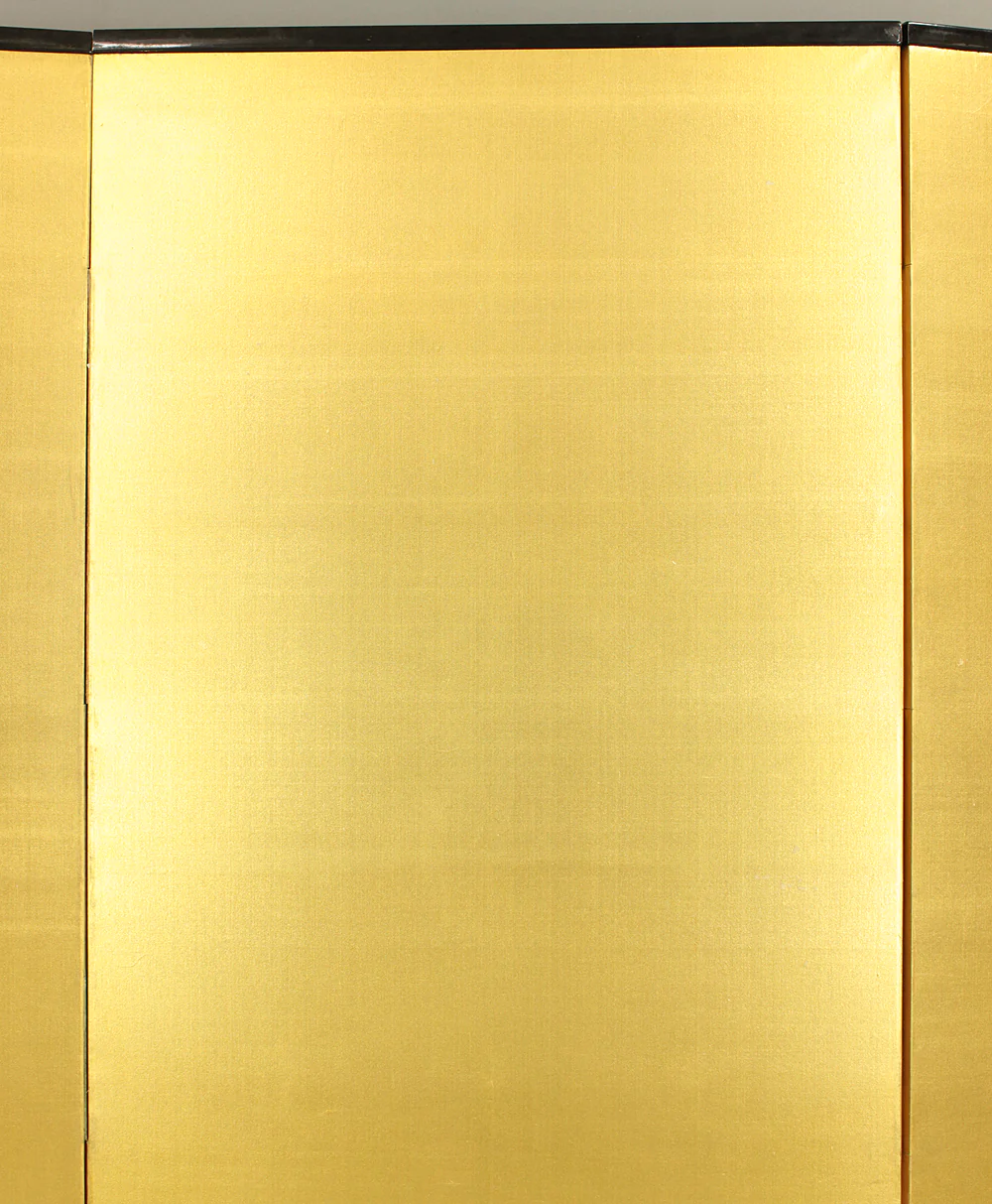 Gold-Leaf Room Divider Pair of Byobu Six Panels Folding Screen VA701 - Image 47