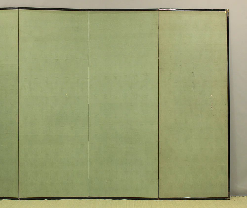 Gold-Leaf Room Divider Pair of Byobu Six Panels Folding Screen VA701 - Image 79