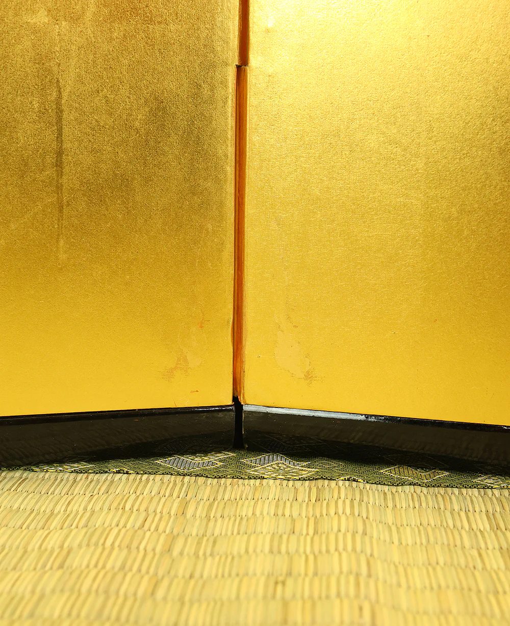 Gold Leaf Six Panels Folding Screens Byobu Room Dividers with Bag VA957 - Image 21