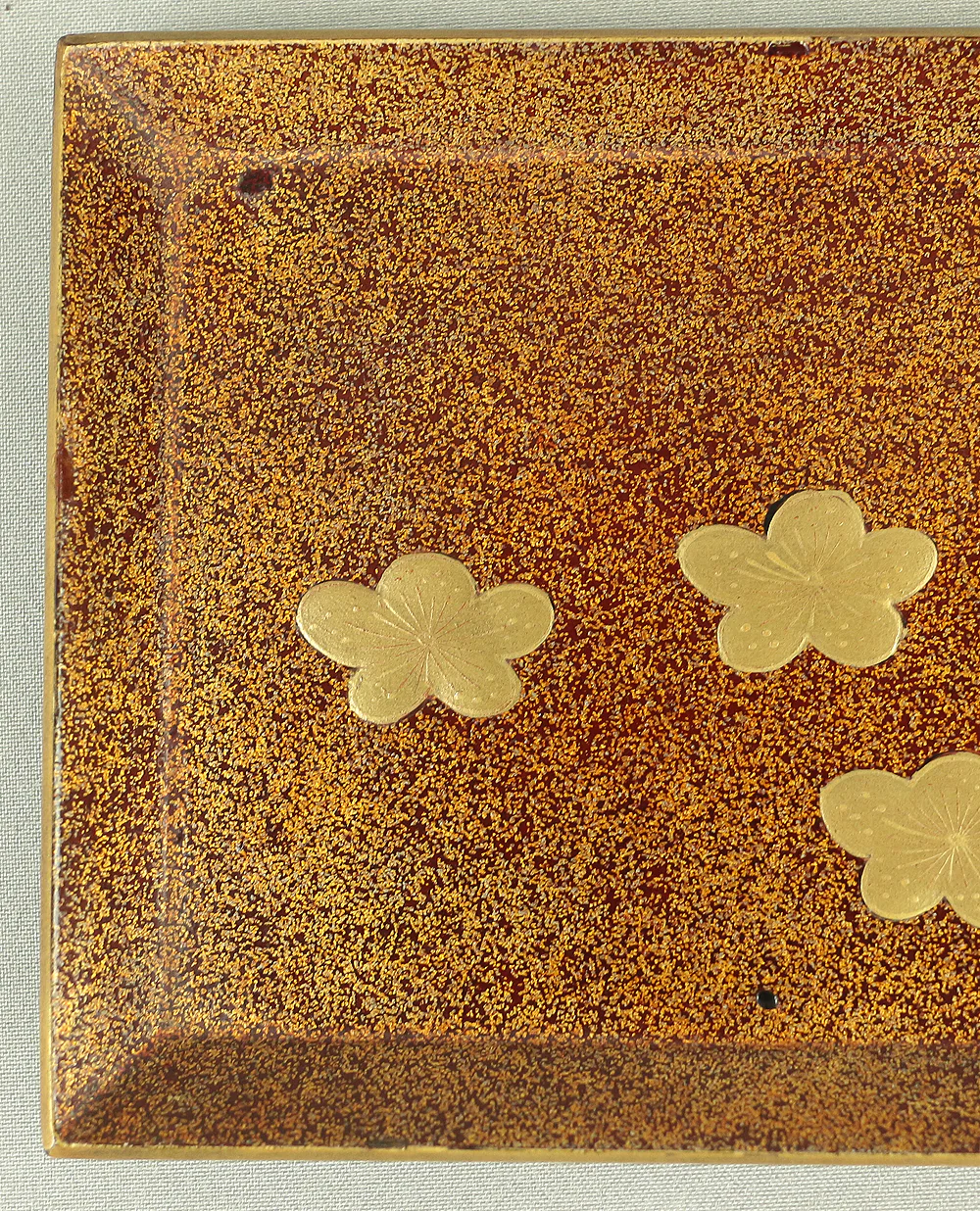 Gold Makie Lacquered Plum Wisteria Paulownia and Cherry Blossom Pattern Portable Lunchbox Set Four-Tiered Box Jubako Two Sake Bottles, Sakazuki and Plates (Kochu 行厨 Hanami Bento 花見弁当 Nodate Bento 野点弁当) with Box VA233 - Image 61