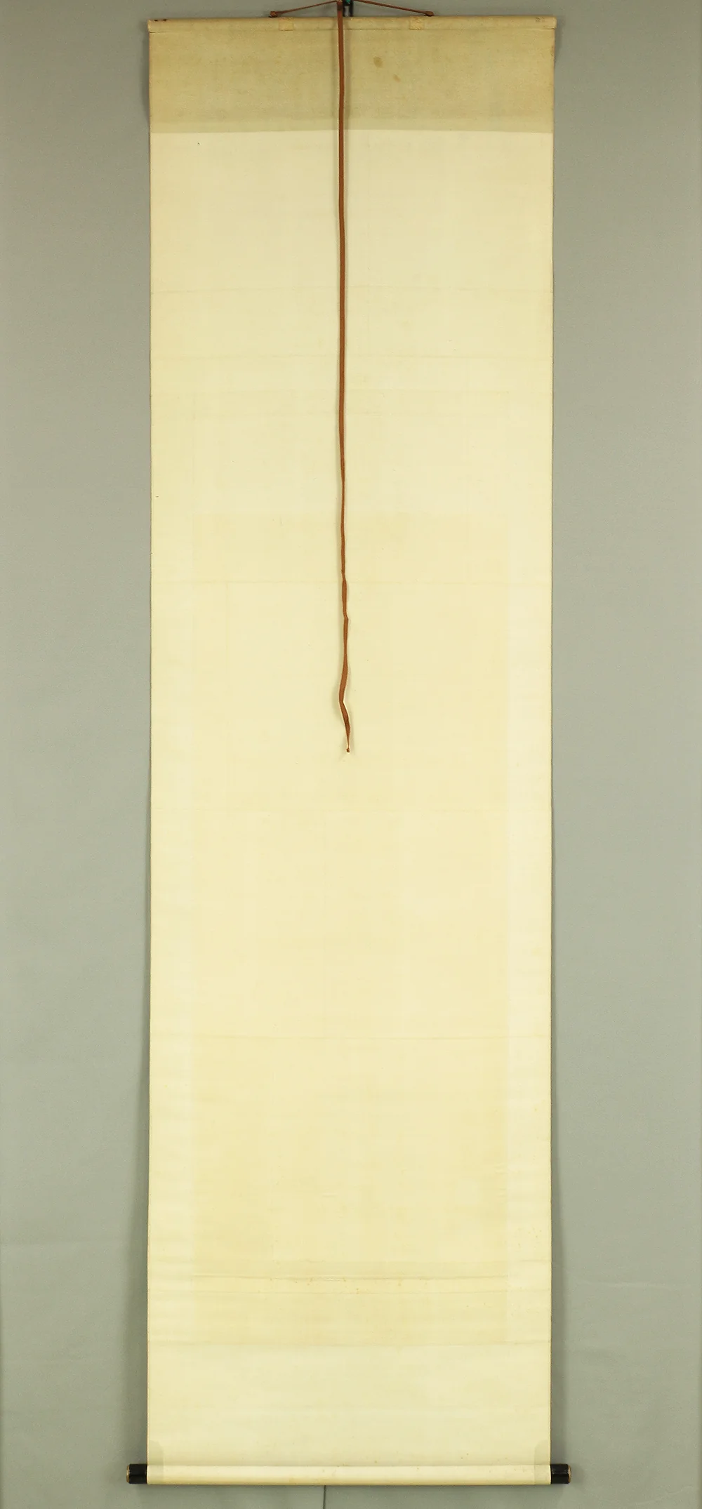 Gold paint - Heart sutra 摩訶般若波羅蜜多心経 Maka Hannya Haramita Shingyo / Japanese kakejiku kakemono hanging scroll / RC618 - Image 12