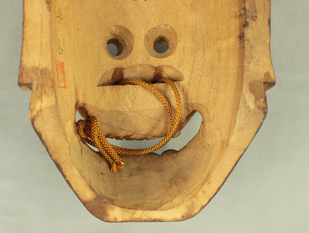 Hannya Mask 般若面 Japanese Noh play Wooden Mask / Jealous Female Demon Oni VA692 - Image 25