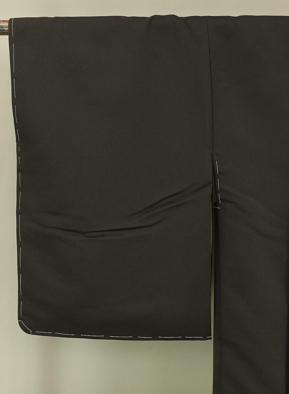 Haori Japanese Kimono Coat with Black Color Pattern Chrysanthemum Peony Plum and Ox-Drawn Coach KI176 - Image 11