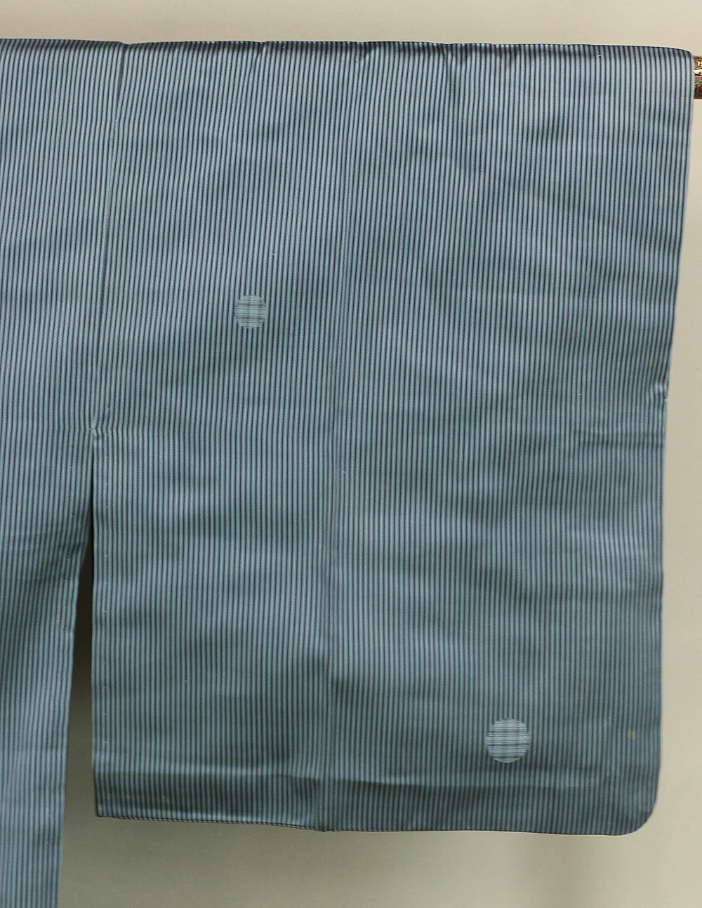 Haori Japanese Kimono Coat with Light Blue Color based Pattern Shima Stripe KI203 - Image 13