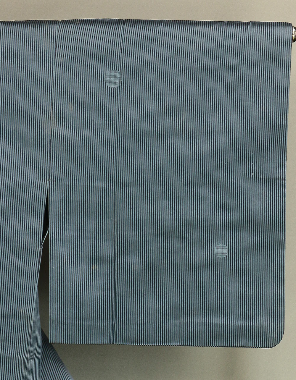 Haori Japanese Kimono Coat with Light Blue Color based Pattern Shima Stripe KI203 - Image 6
